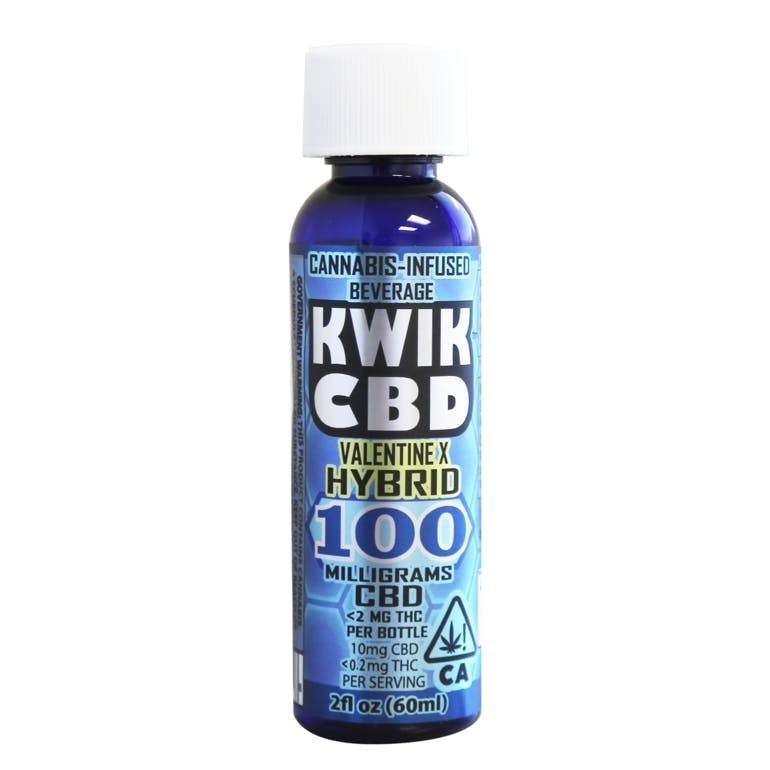 Photograph of product: Kwik - Valentine X Infused Shots - 100mg CBD - Kwik CBD