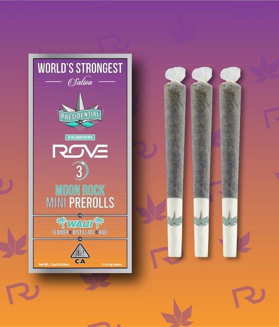 Photograph of product: WAUI | .5g x 3 Mini Pre-rolls - 