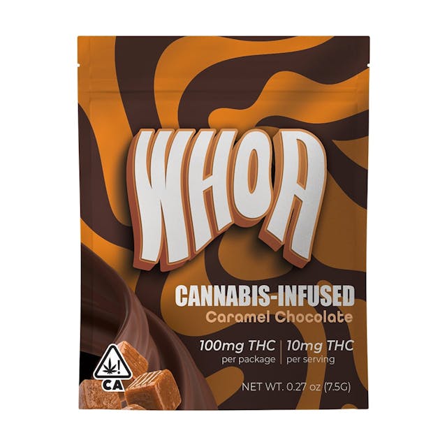 Photograph of product: Caramel Chocolate Bite (100mg) - 