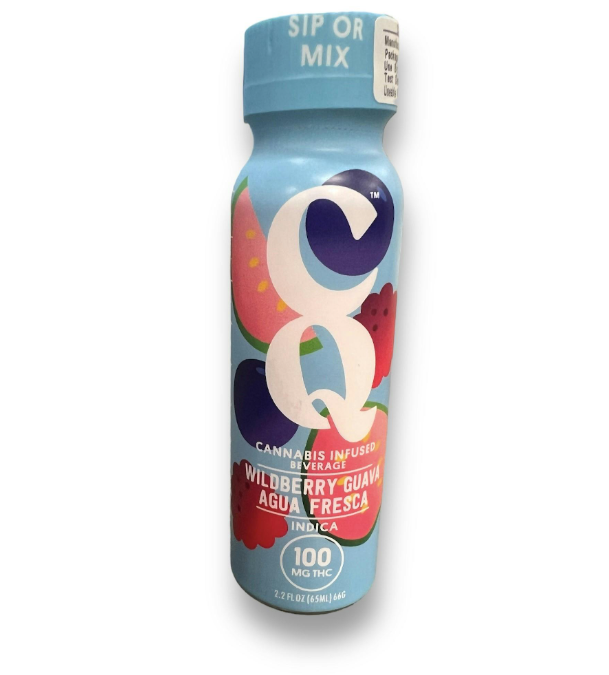 Photograph of product: CQ Drinks - CQ - 100mg - 2.2oz - Wildberry Guava