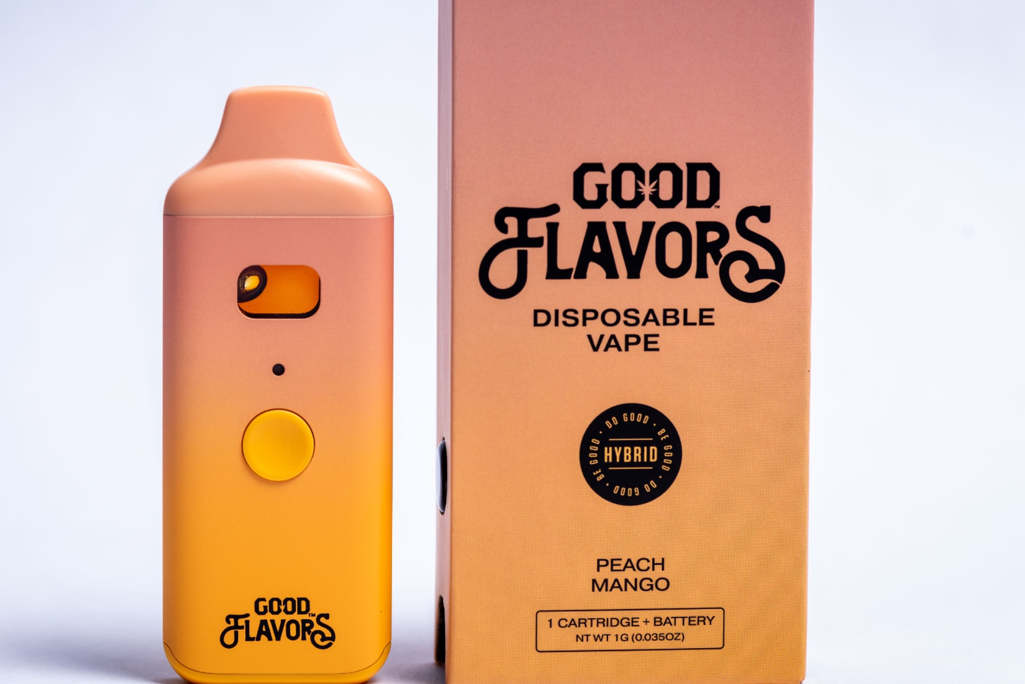 Photograph of product: *Flavors* Peach Mango 1g Disposable