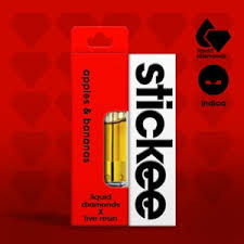 Photograph of product: Stickee - Live Resin x LQD Vape Cart - Apples & Bananas