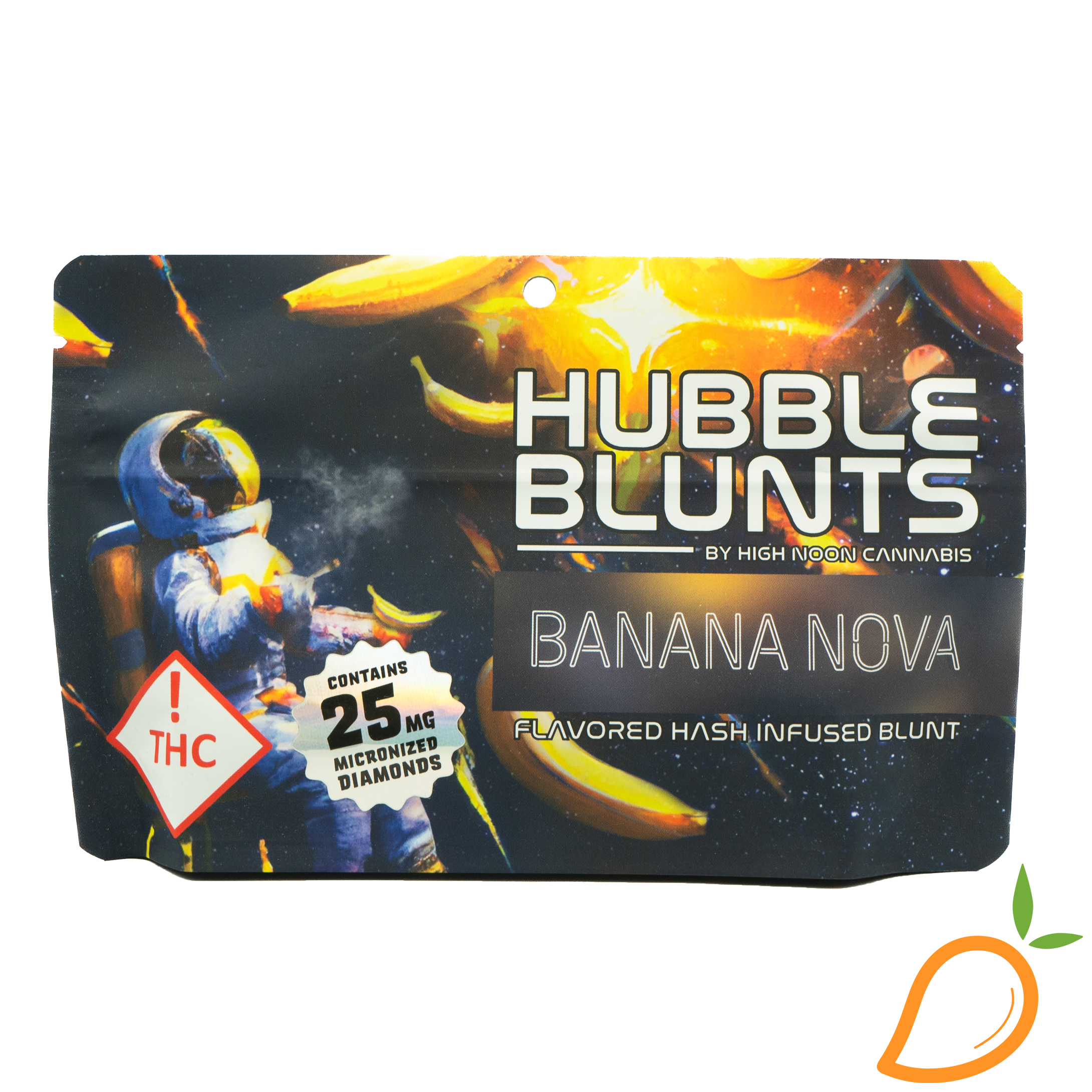Photograph of product: 1.25g Banana Nova Infused Hubble Blunts High Noon