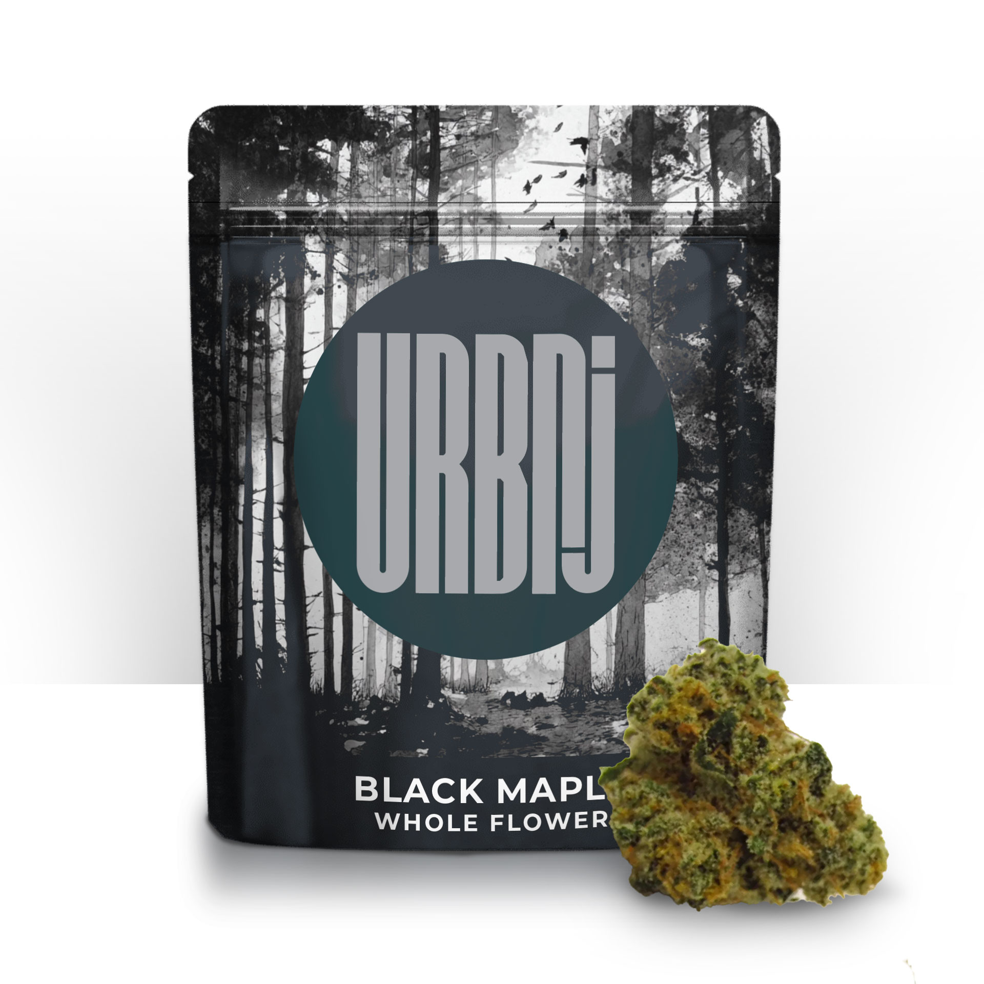 Photograph of product: URBNJ - Black Maple - Small Buds - (H) - 1g