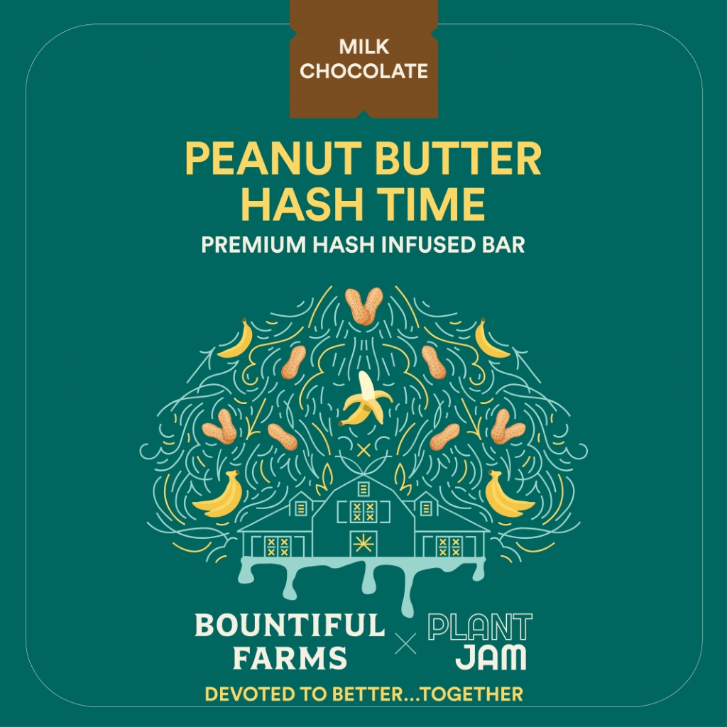 Photograph of product: Peanut Butter au chocolat Time Chocolate Bar | Edibles | 100mg