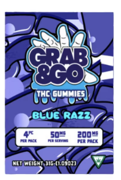 Photograph of product: Blue Razz | 200mg Gummies