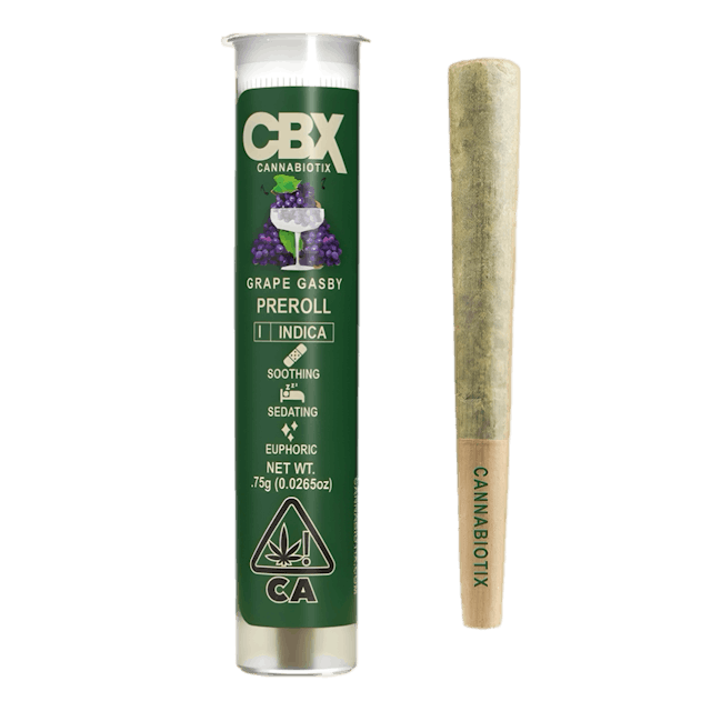 Photograph of product: Grape Gasby Pre-Roll 0.75g - 