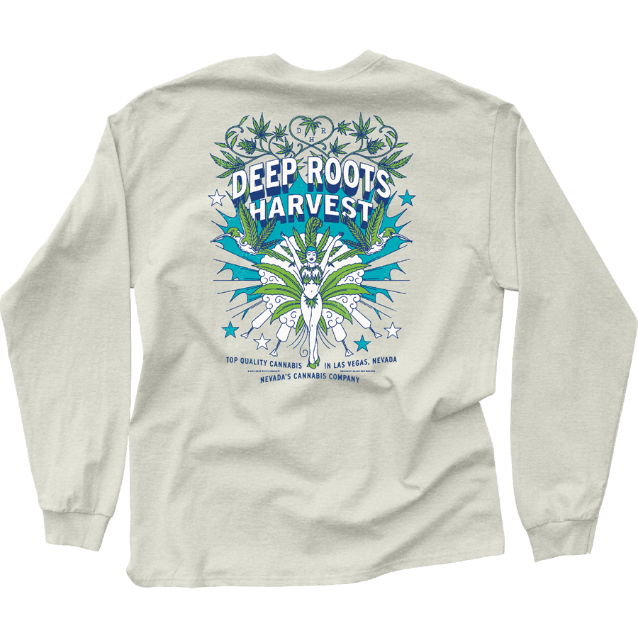 Photograph of product: Showgirl L/S Natural Tee - XX-Large