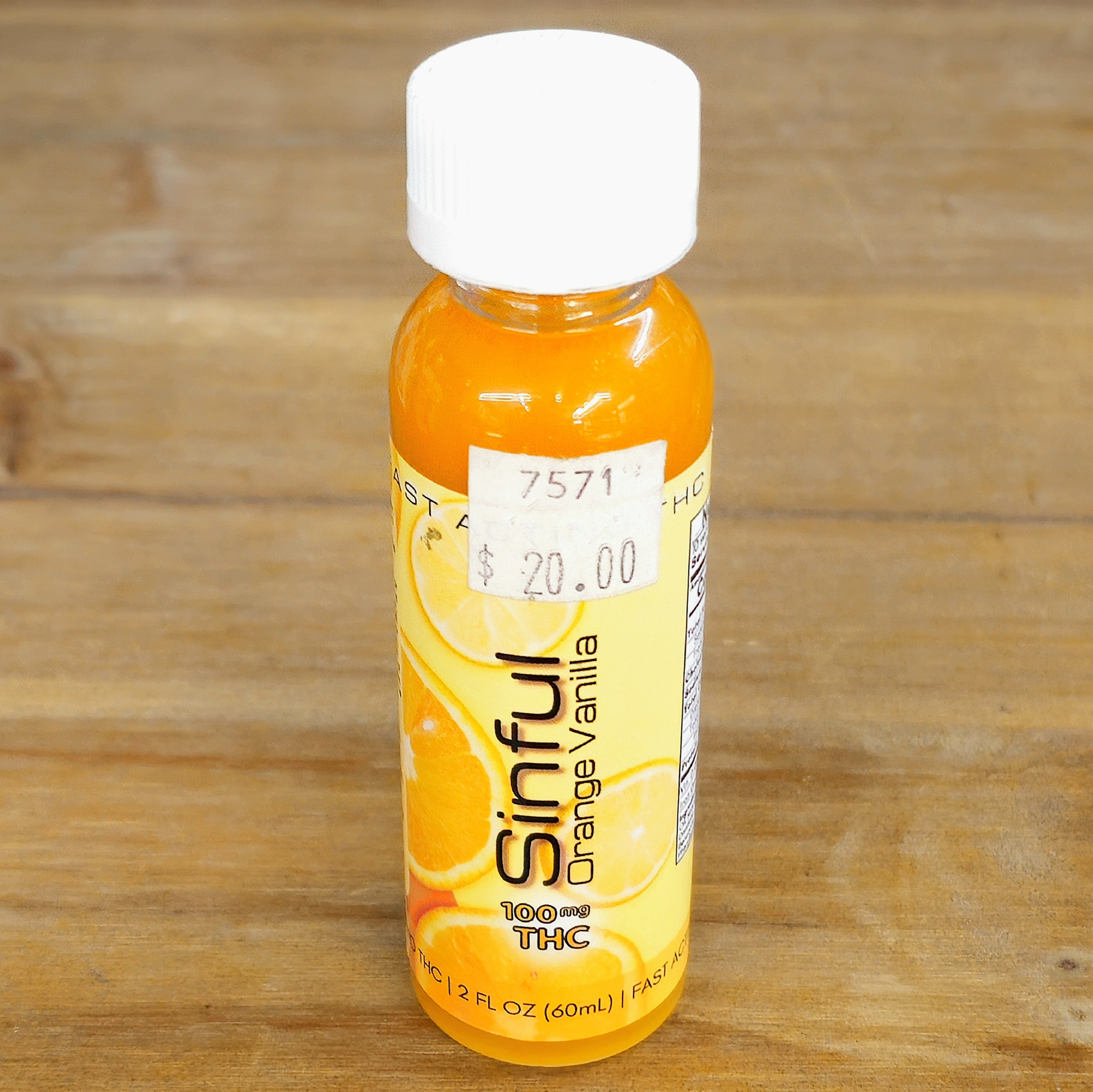 Photograph of product: Sinful Beverage | Orange Vanilla | 100mg | 7680