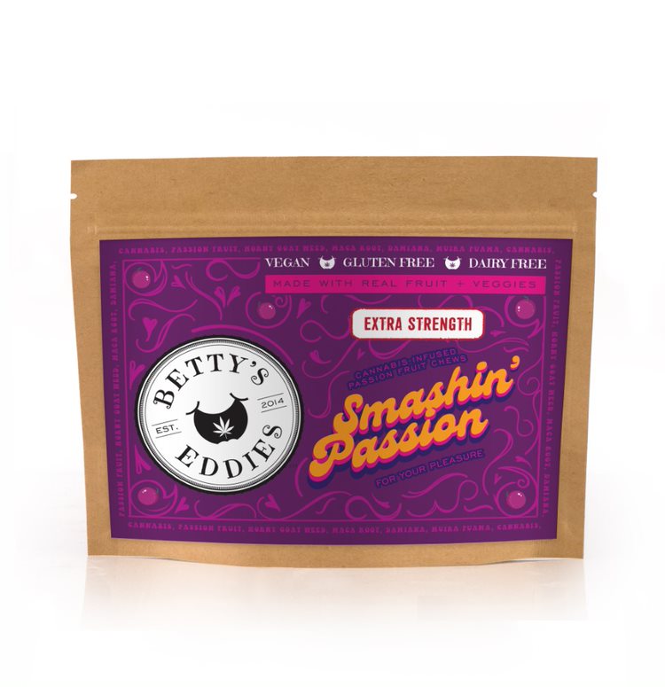 Photograph of product: Smashin Passion | Fruit Chews | 50mg