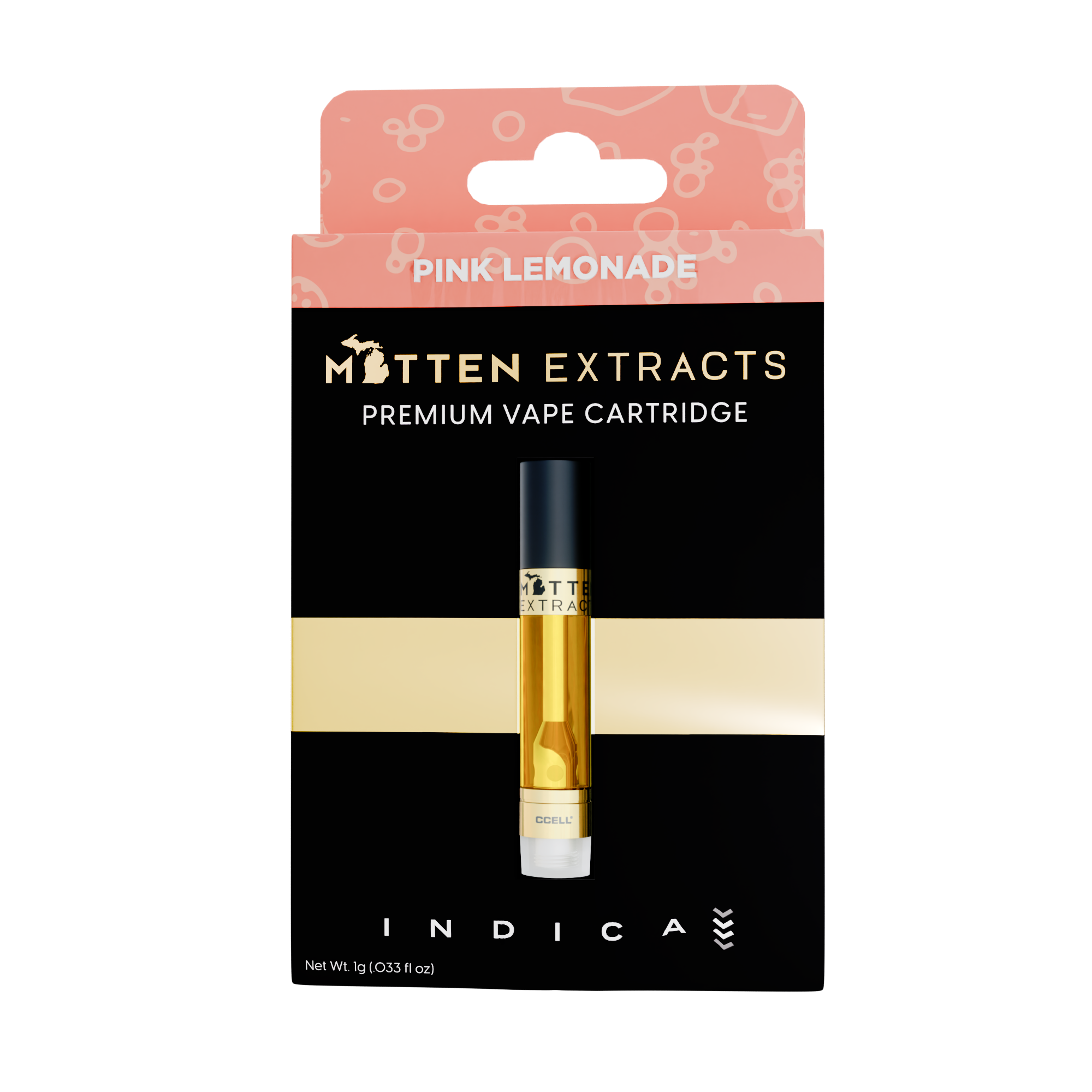 Photograph of product: Mitten Extracts | Pink Lemonade Cartridge