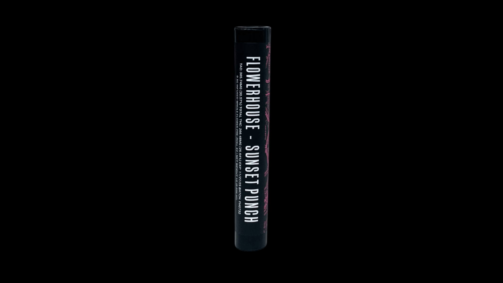 Photograph of product: FlowerHouse | Sunset Punch | Infused Indoor Preroll | 0.5g 2pk