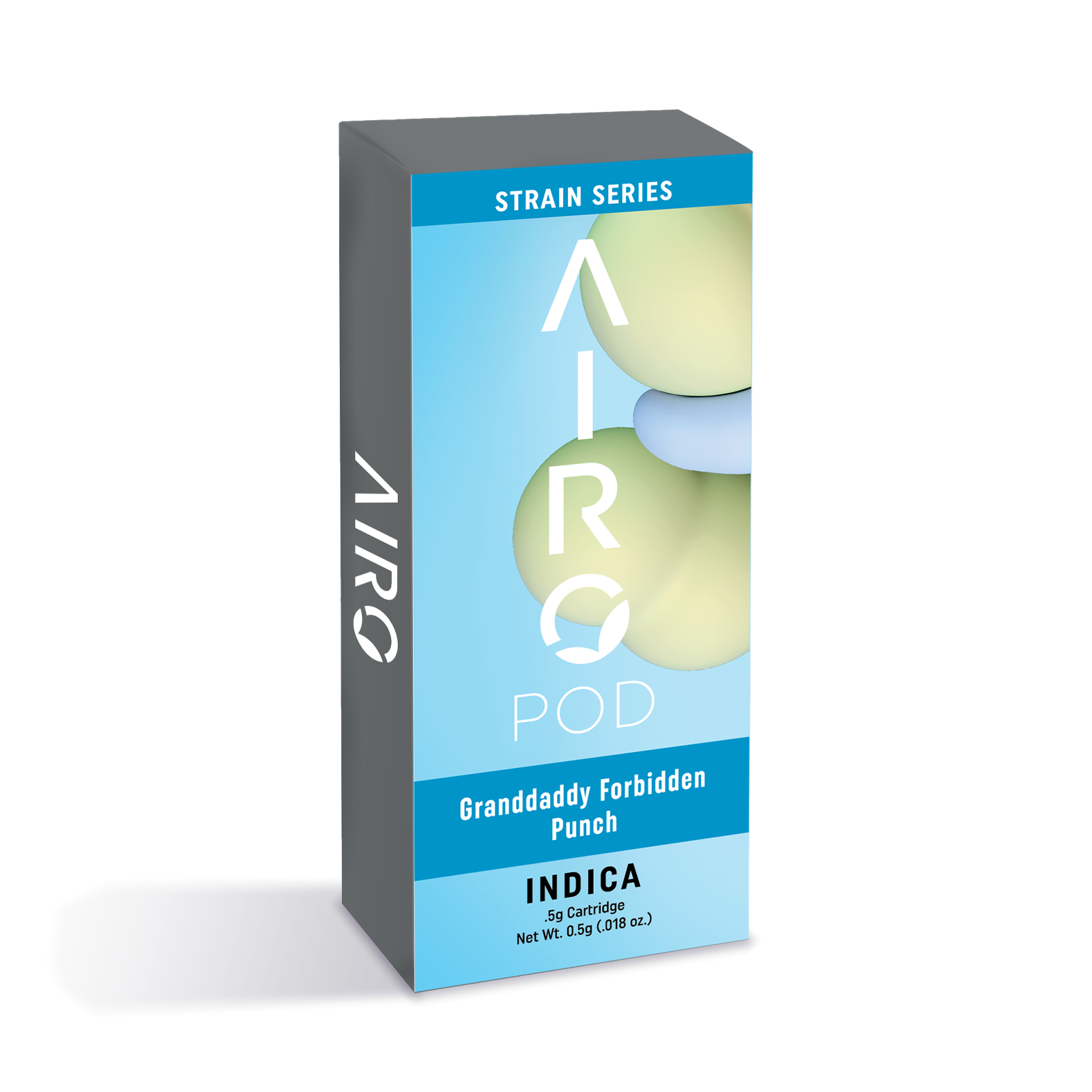 Photograph of product: Airo Granddaddy Forbidden Punch Strain 0.5g Pod