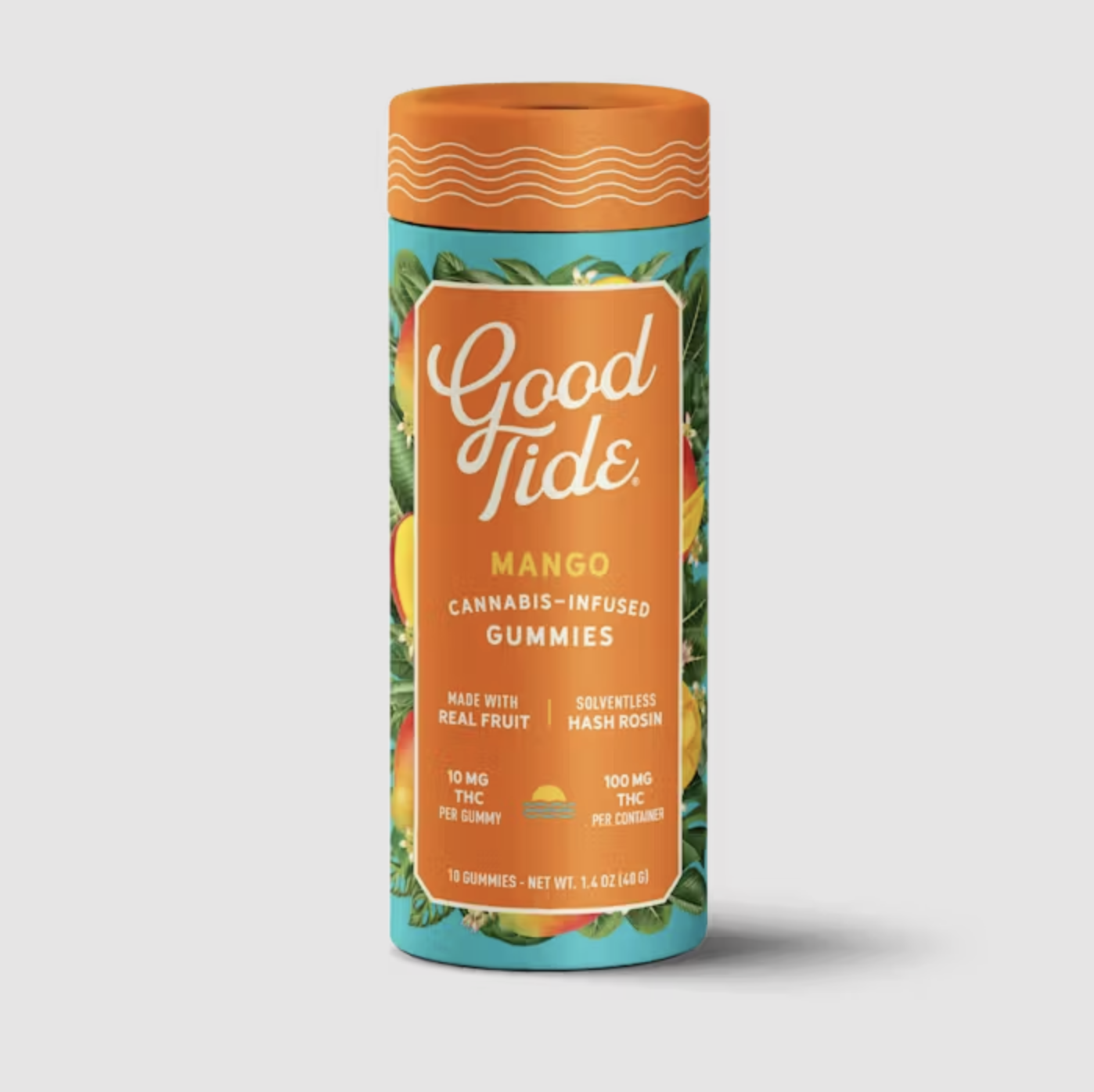 Photograph of product: Good Tide Gummies Mango 100mg - Oui'd