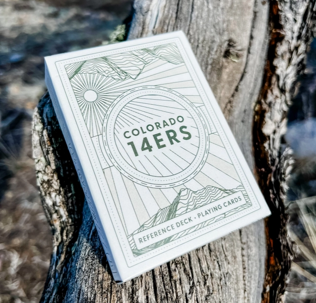 Photograph of product: Pine + Ember - Playing Cards - Colorado 14ers