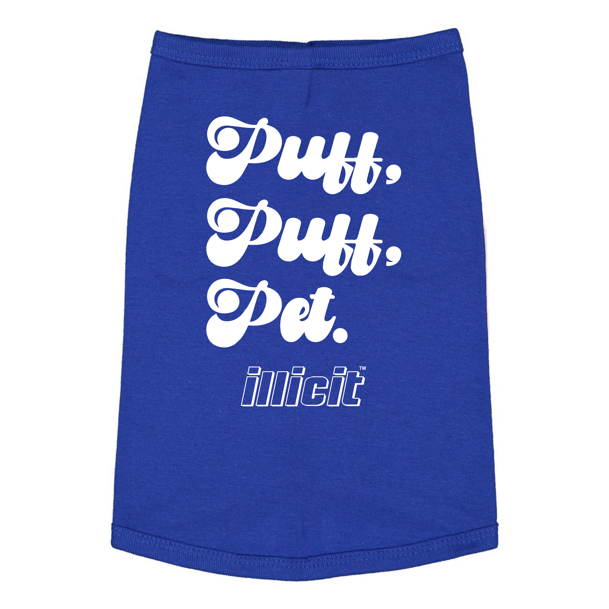 Photograph of product: Puff Puff Pet | Pet-Shirt | Blue