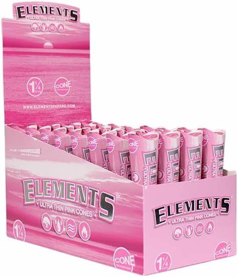 Photograph of product: Elements Cone 1 1/4 Pink 6pk