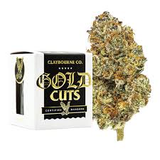 Photograph of product: CLAYBOURNE CO. - GOLD CUTS - FLOWER - - HYBRID - COBRA KUSH - 3.5g