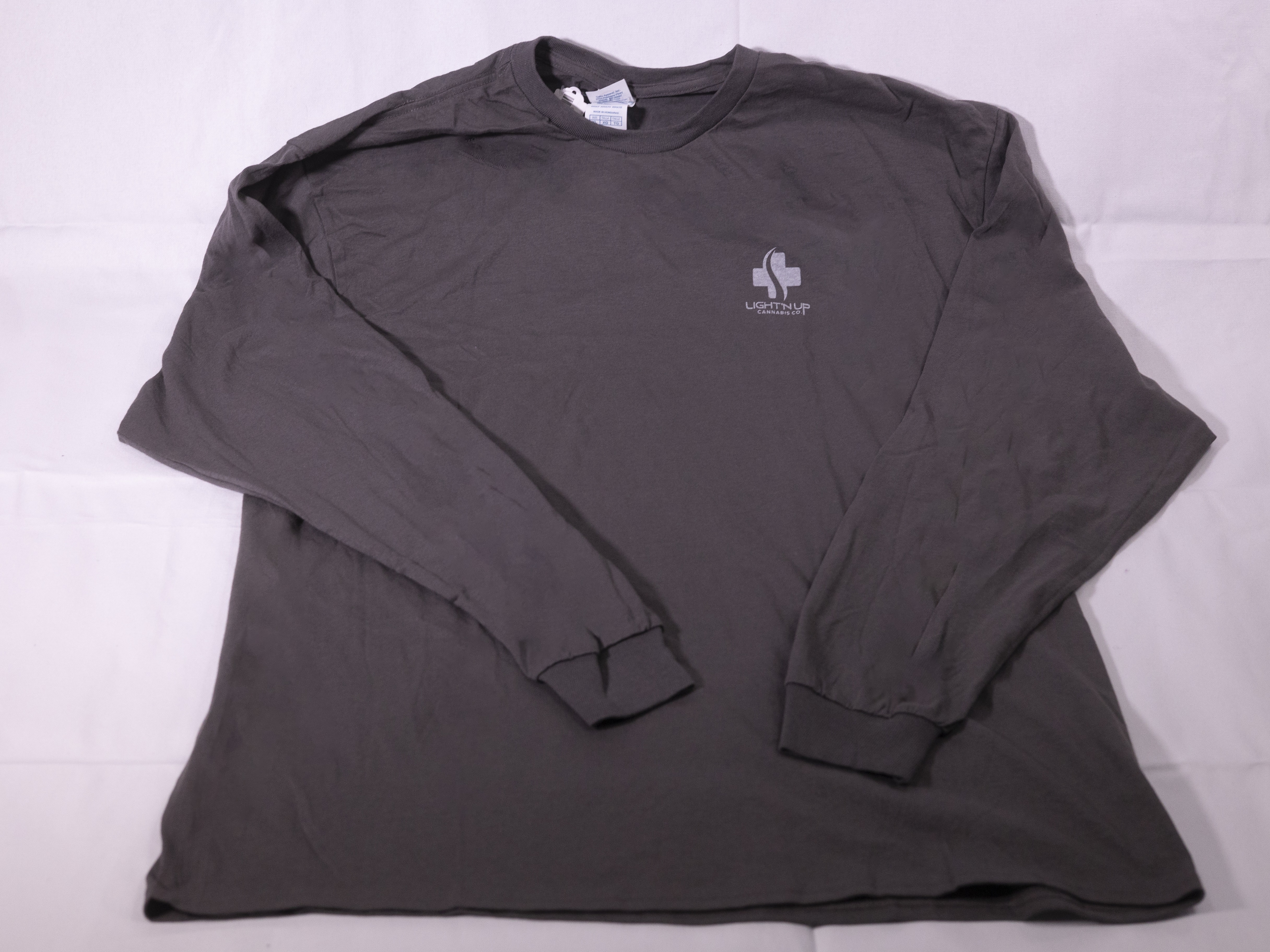 Photograph of product: Black Light'N Up Long Sleeve T-Shirt Large