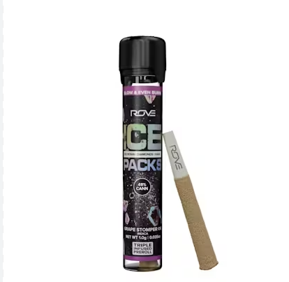 Photograph of product: ROVE | Ice Pack Grape Stomper OG Infused | 1g