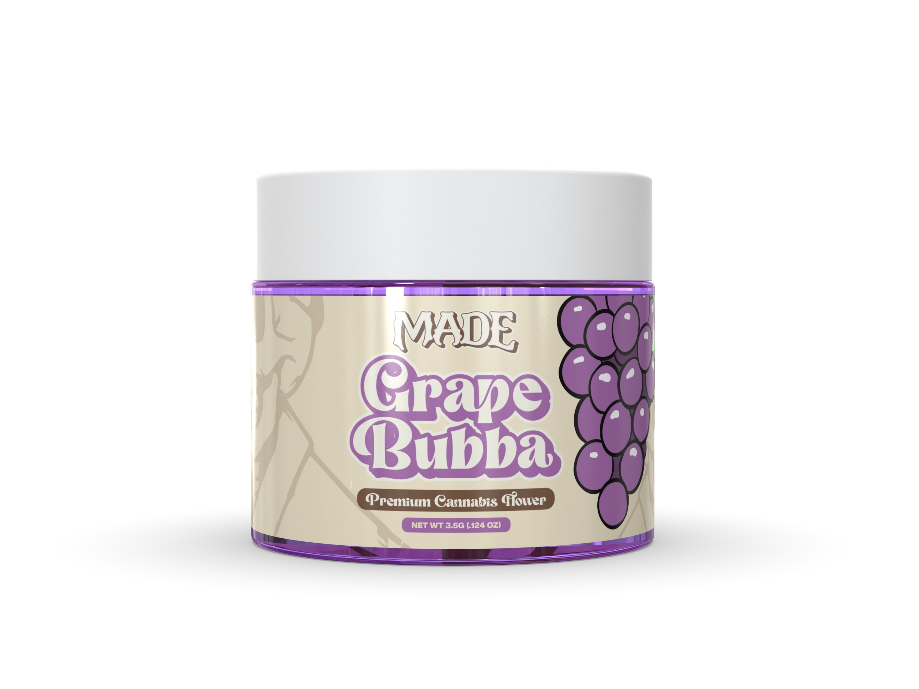 Photograph of product: Grape Bubba Flower - 3.5g