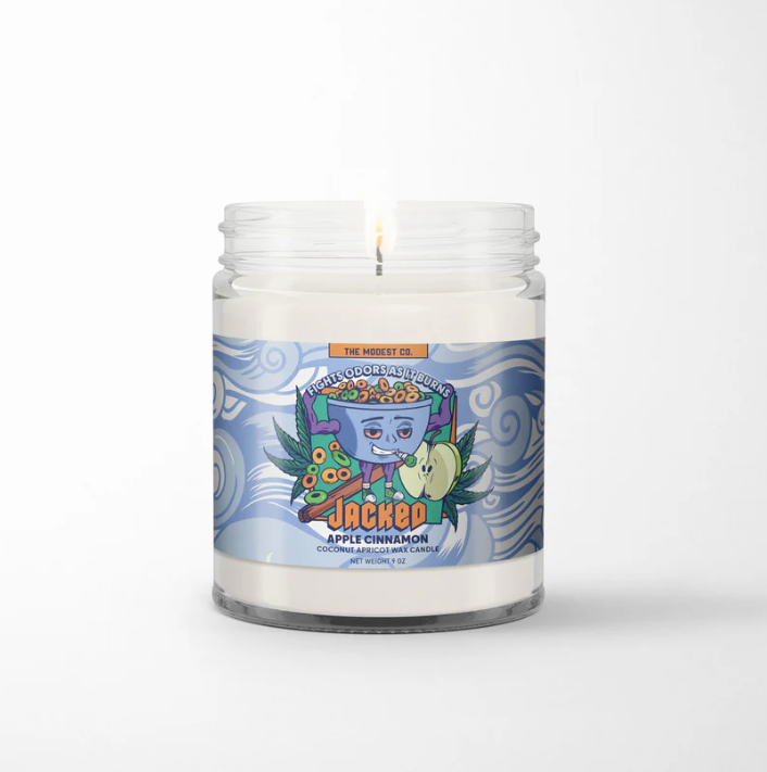Photograph of product: Jacked Odor Killing Candle - Apple Cereal - The Modest Co.