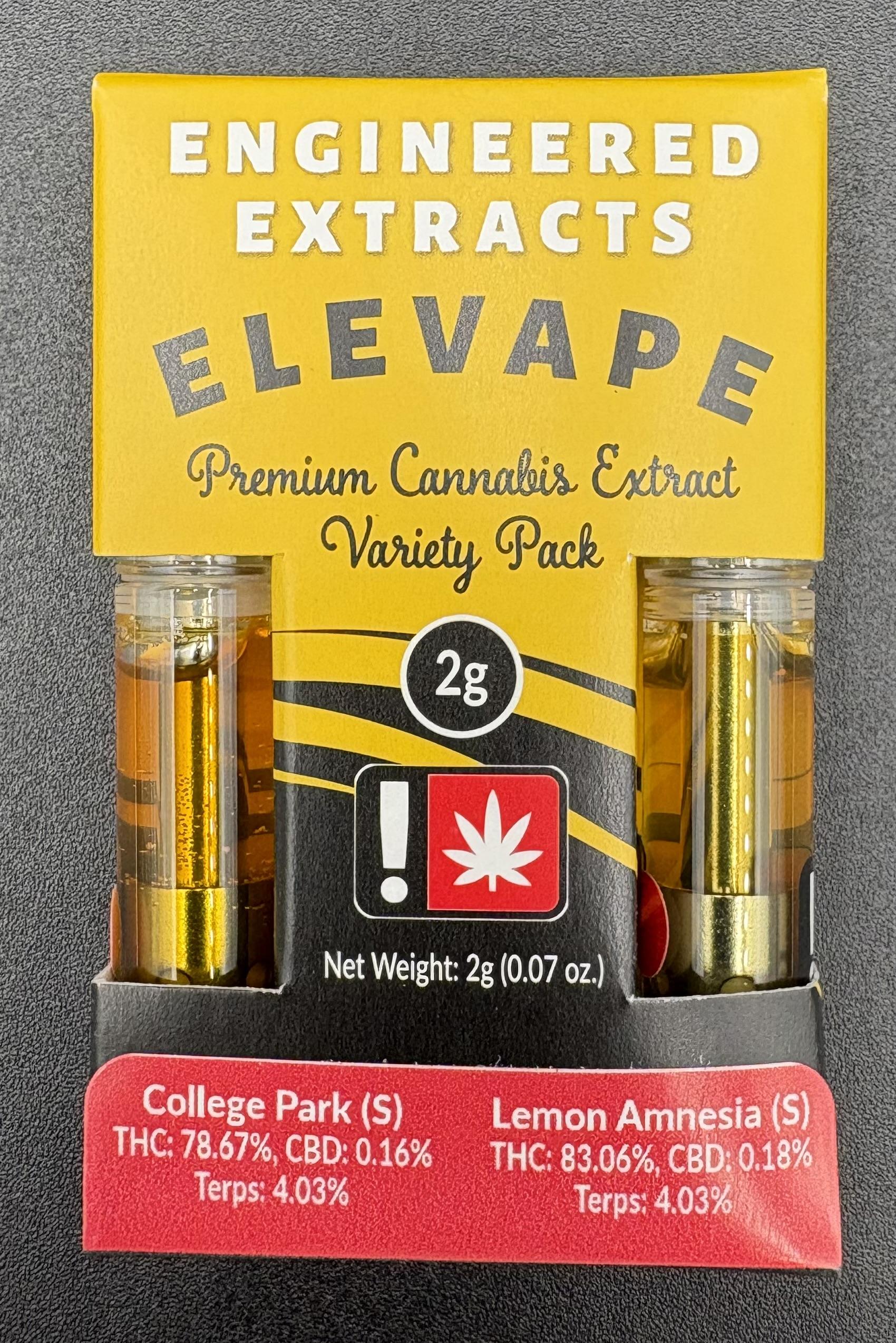Photograph of product: College Park/Lemon Amnesia Variety Cartridge Pack (Engineered Extracts)