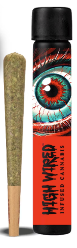 Photograph of product: HIGH WIRED GLITTER BOMB 1PK INFUSED PRE-ROLL