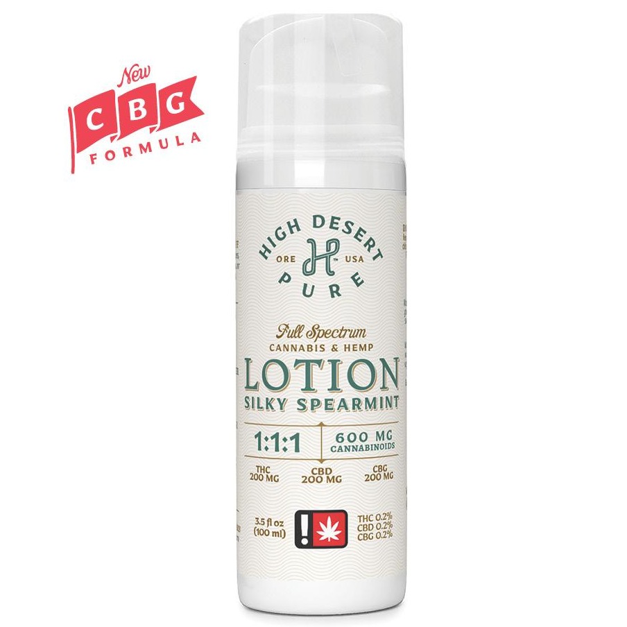 Photograph of product: Silky Spearmint 1:1:1 Full Spectrum Lotion | 670mg