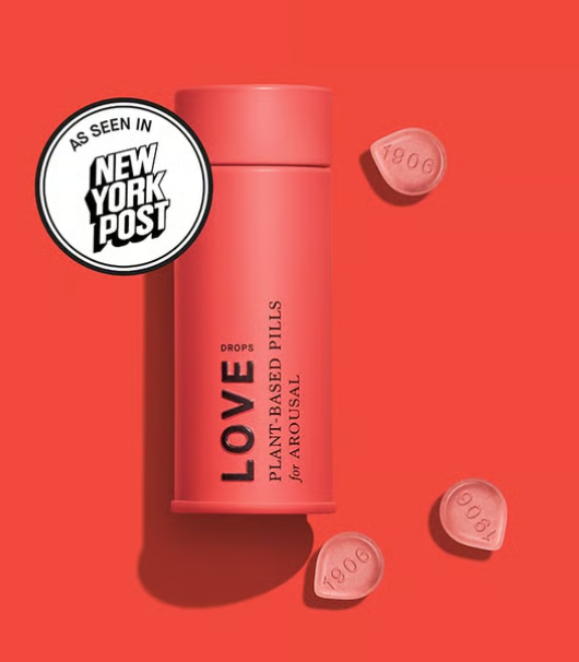 Photograph of product: Love Drops | Plant Based Pills | 30pk 75mg