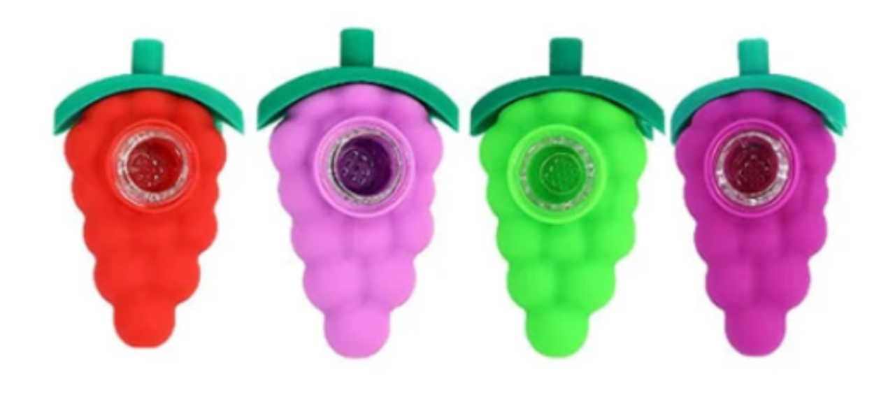 Photograph of product: Silicone Grape Pipe