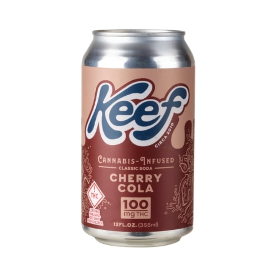 Photograph of product: KEEF - 100mg - CHERRY BOMB INFUSED COLA