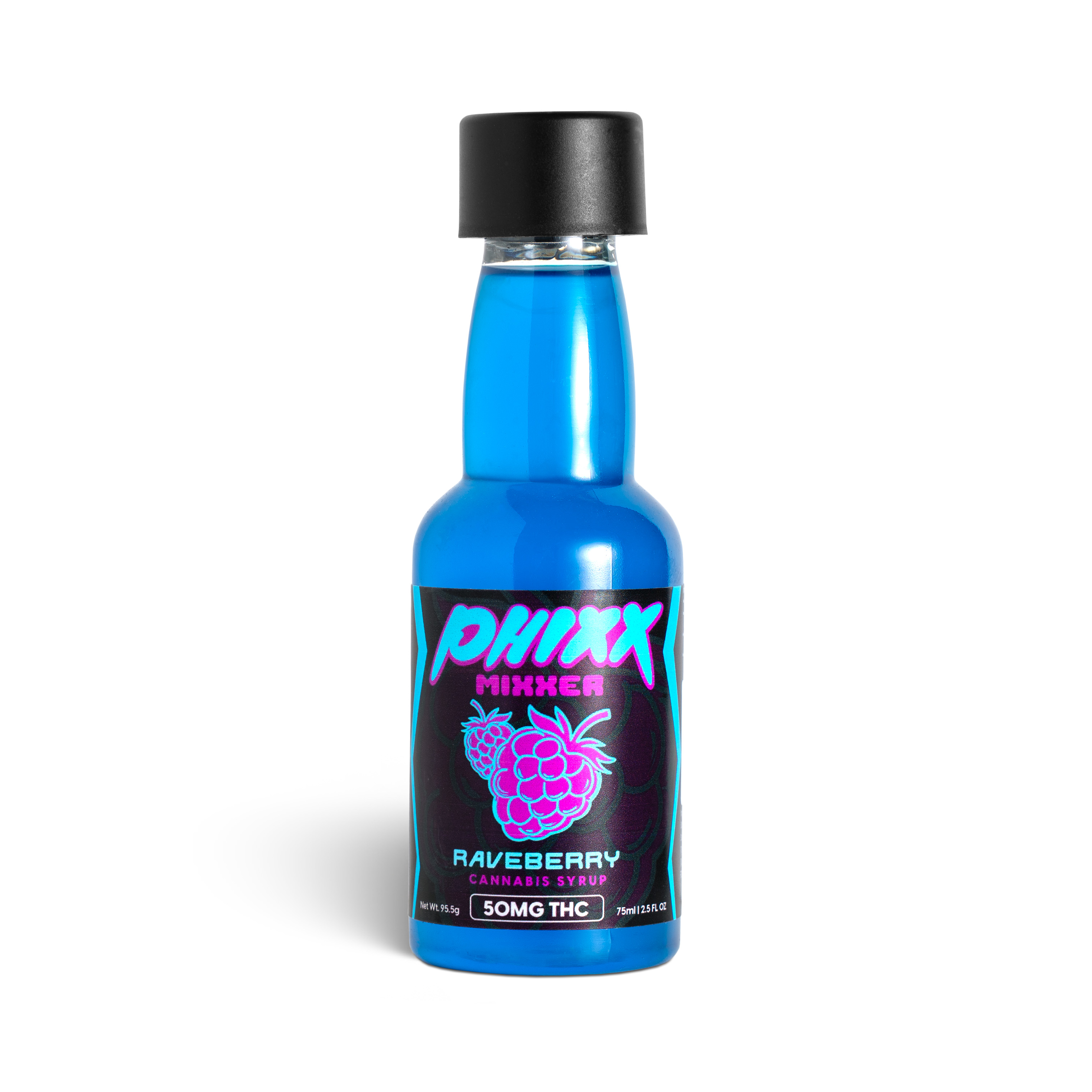 Photograph of product: Raveberry Phixx Syrup - 50mg