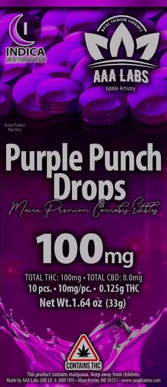 Photograph of product: Purple Punch Hard Candy - 