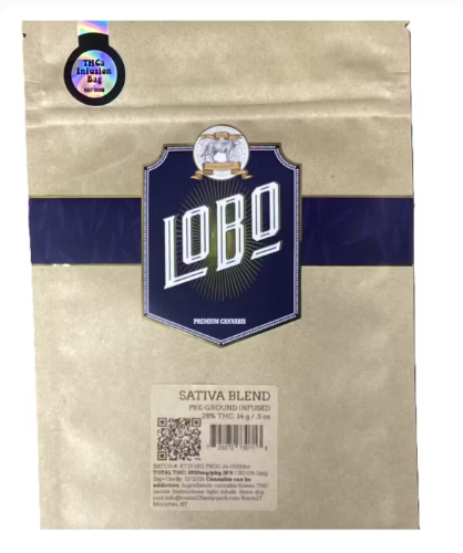 Photograph of product: Lobo |  Infused Pre Ground Flower | Oui'd - 14g