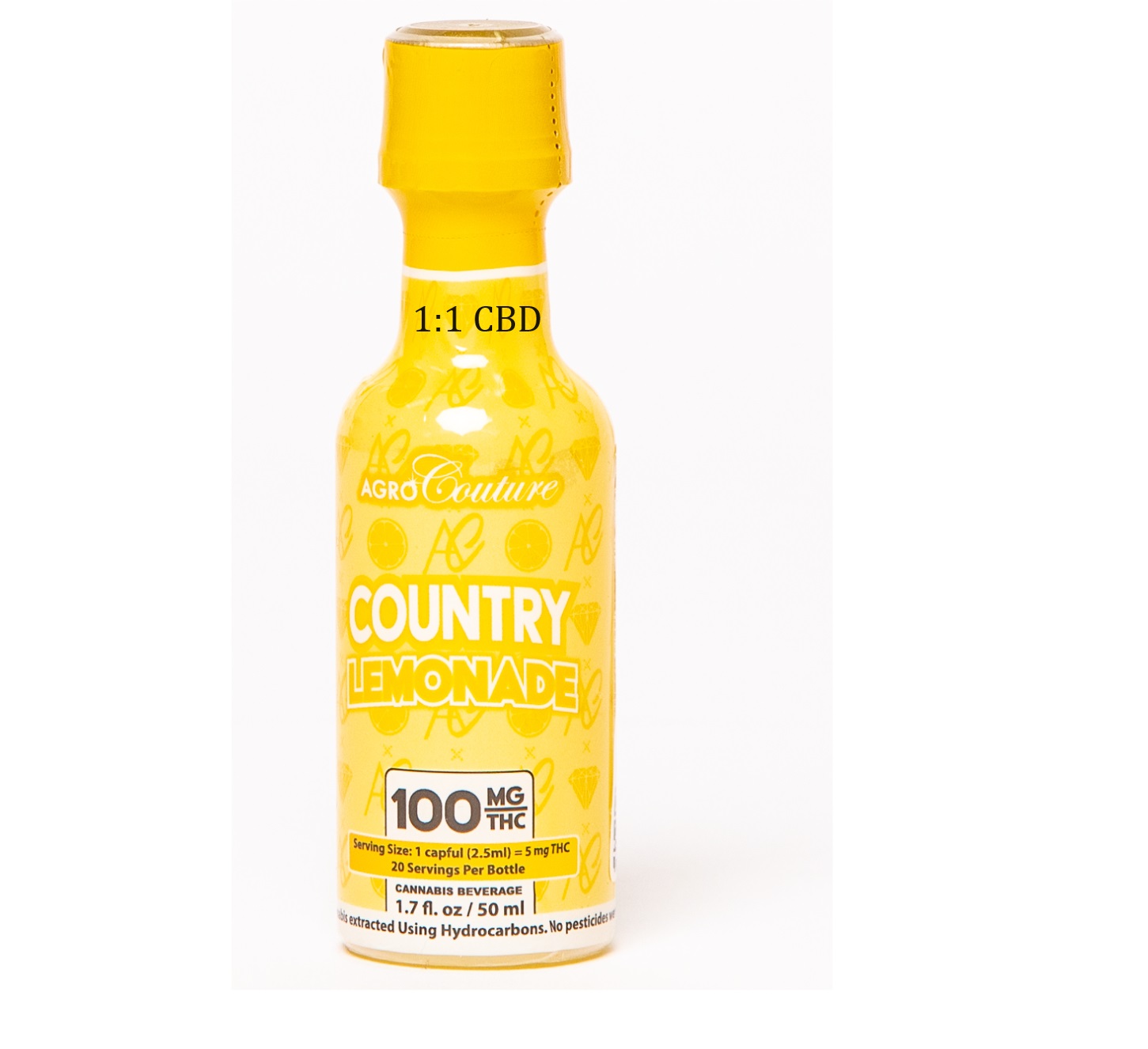 Photograph of product: Country Lemonade 1:1 CBD Shot | 200mg