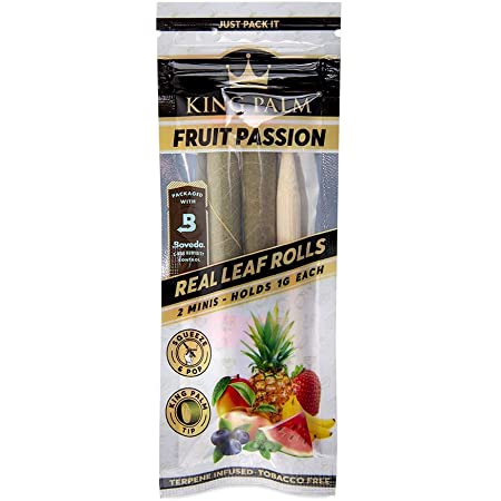 Photograph of product: King Palm | 2pk Mini Rolls | Fruit Passion