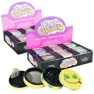 Photograph of product: Blazy Susan - 4pc. Aluminum Grinder, 2.5",Hot Pink