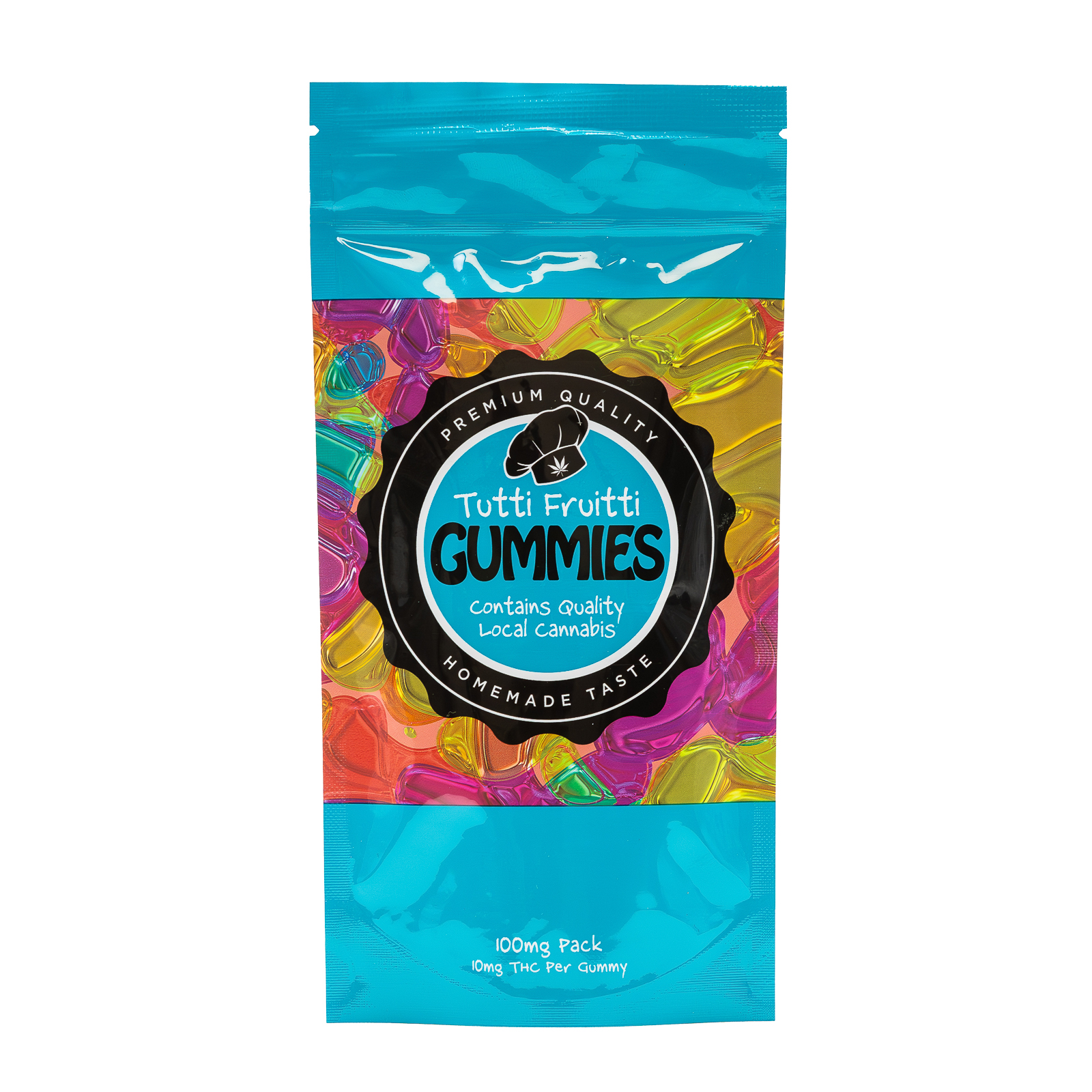Photograph of product: Chefs Made | Tutti Fruitti Gummies | 100mg [#86]