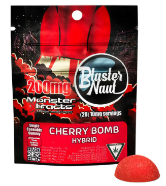 Photograph of product: Blaster Naut - Red Hot Rocket - 200mg Single Gummy