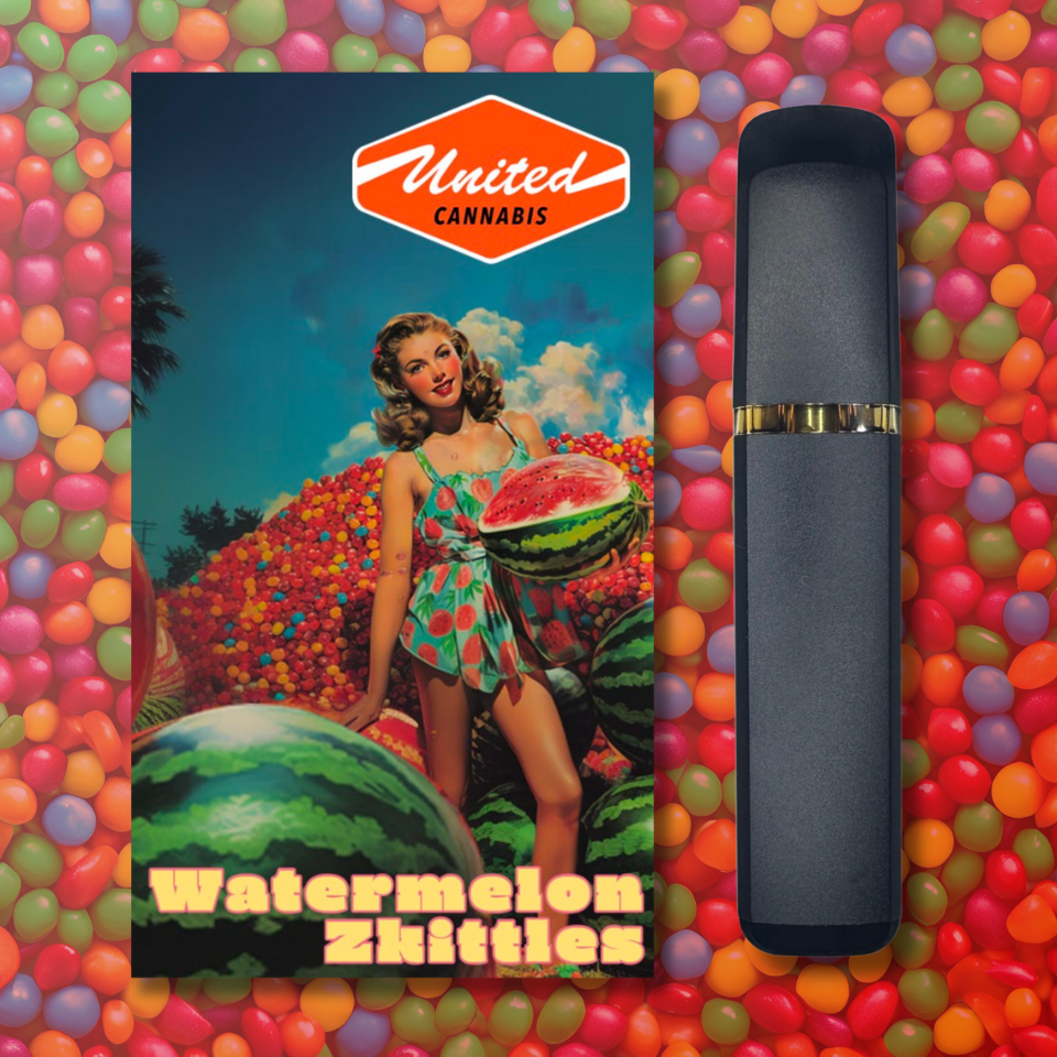 Photograph of product: 1/2g CO2 AIO | Watermelon Zkittlez