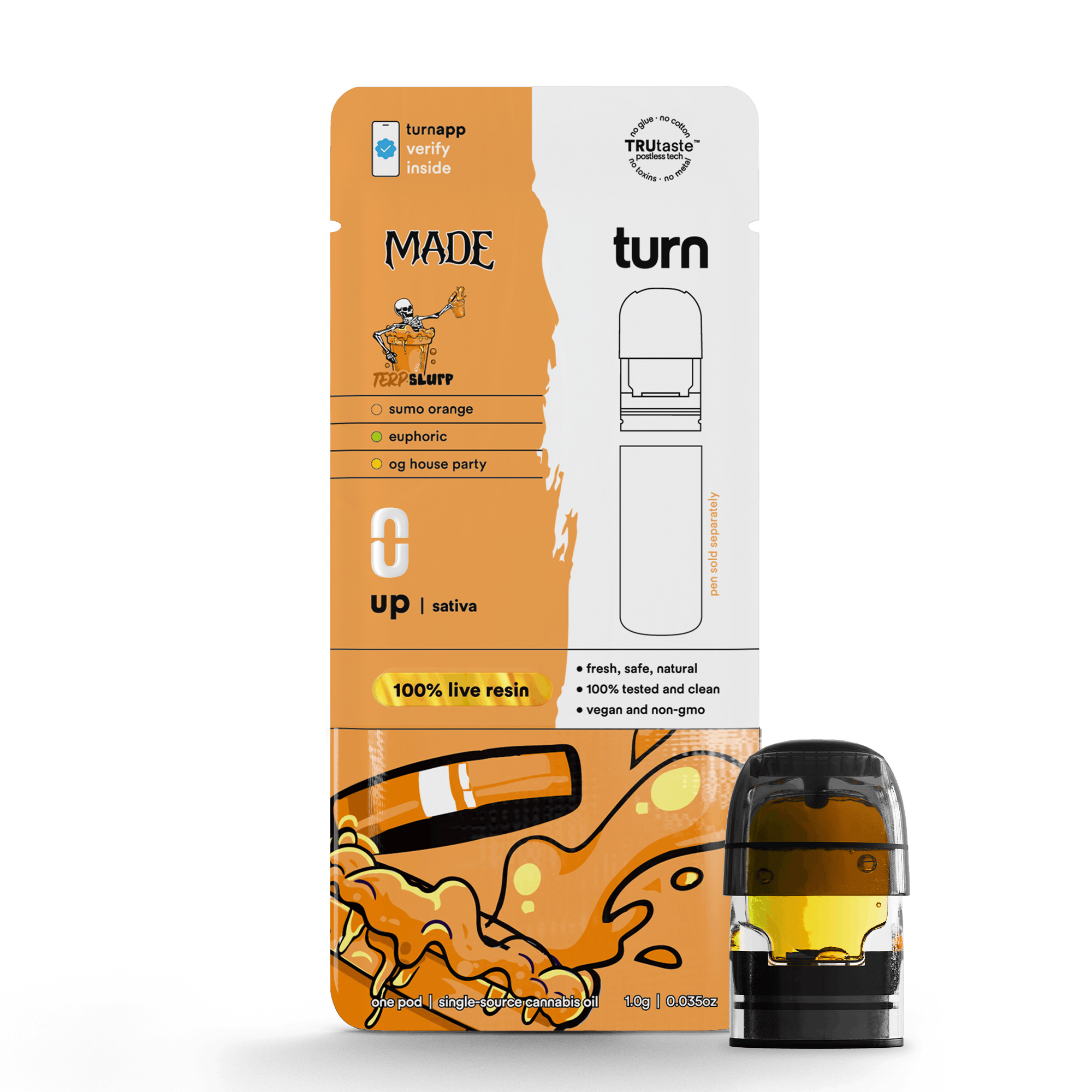 Photograph of product: Turn | Terp Slurp | Live Resin | 1g POD