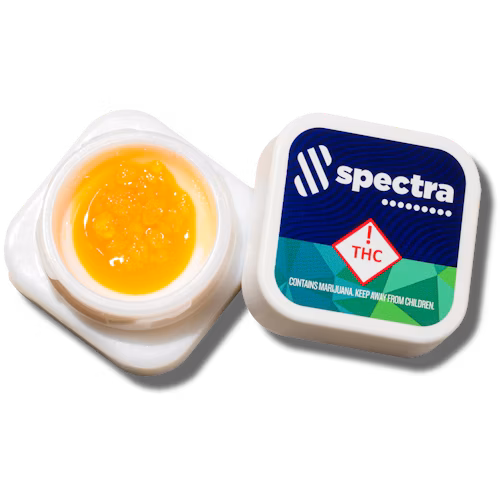 Photograph of product: Spectra | Live Resin/Diamonds | 2G | Orange Cookies Chem   | Hybrid