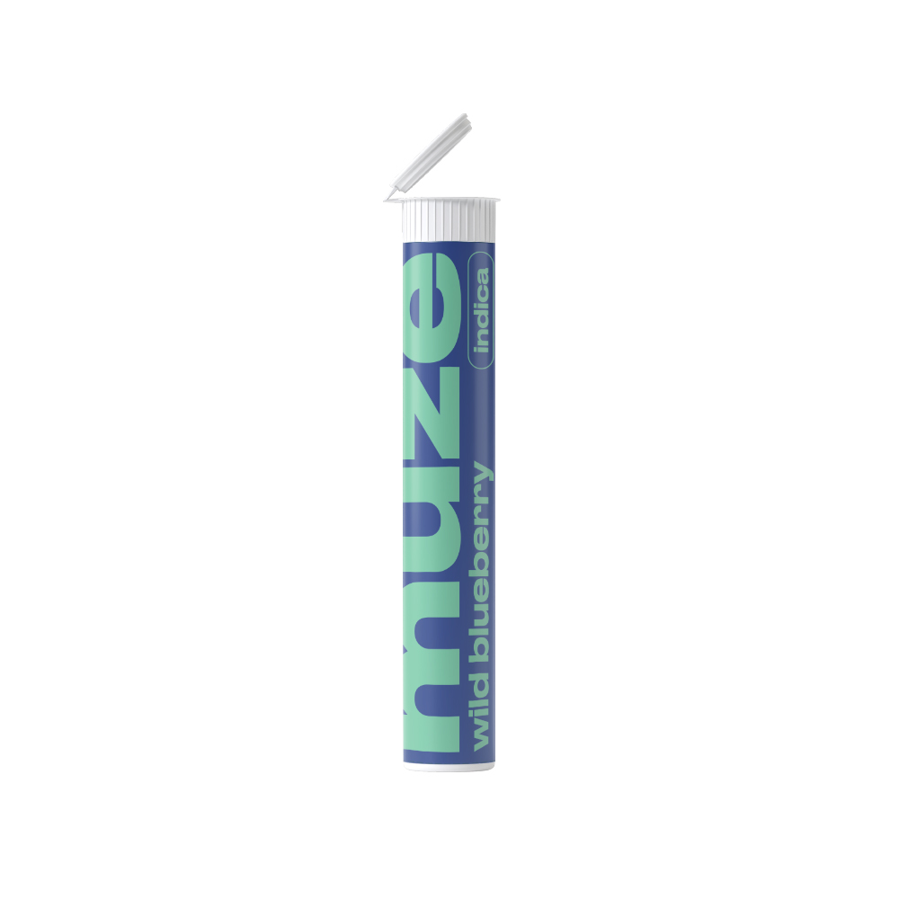 Photograph of product: muze - Flavored Pre-Roll 1g (2 x .5g) - Wild Blueberry