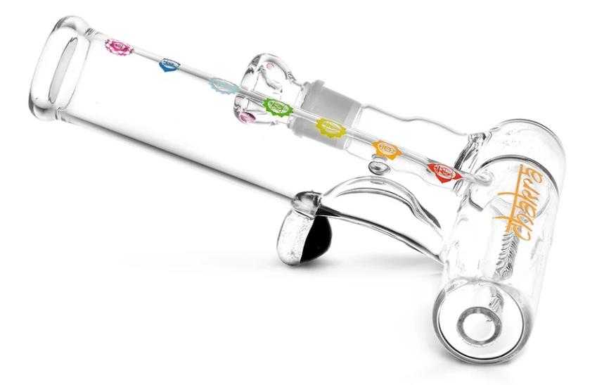 Photograph of product: $40 Chakra Inline Perc Lazy Glass Water Pipe