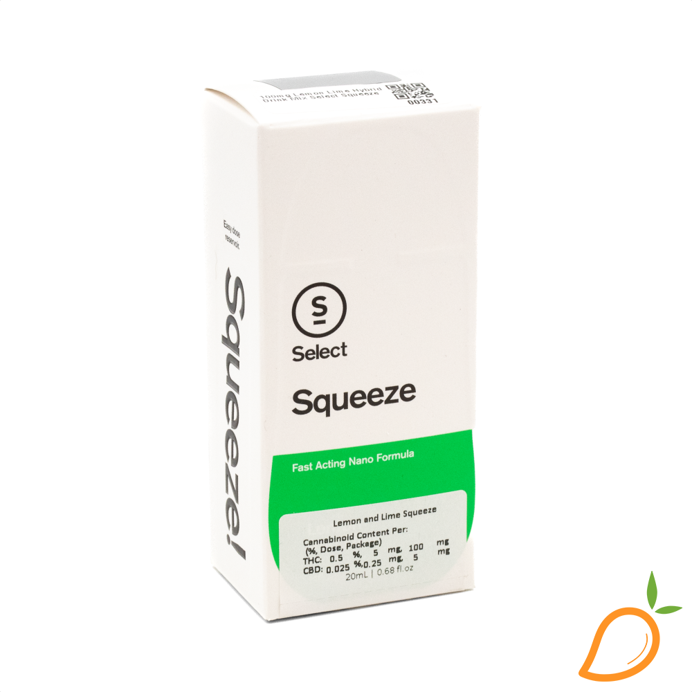 Photograph of product: 100mg Lemon Lime Hybrid Drink Mix Select Squeeze
