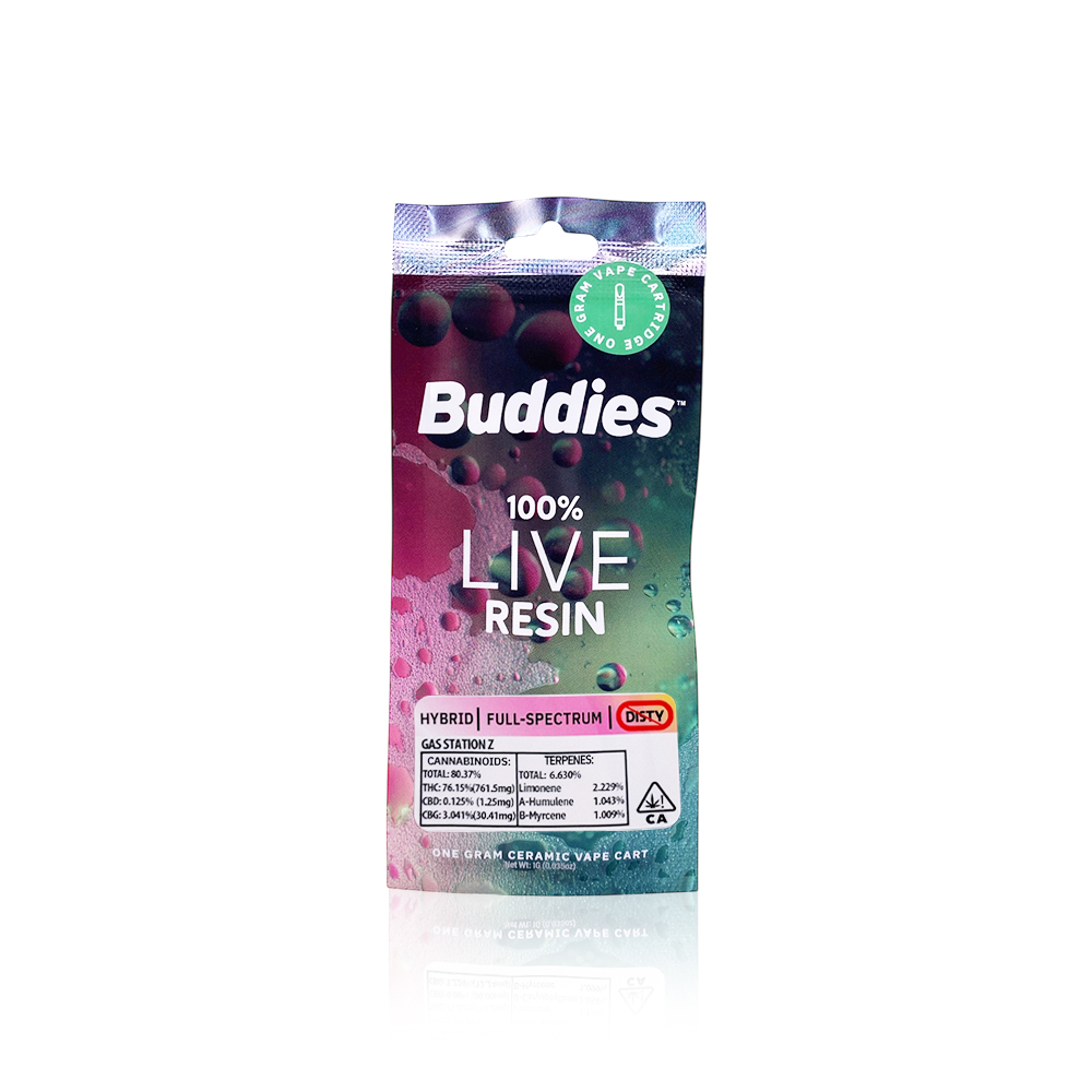 Photograph of product: BUDDIES - Vape Pen - Gas Station Z - Live Resin - 1G