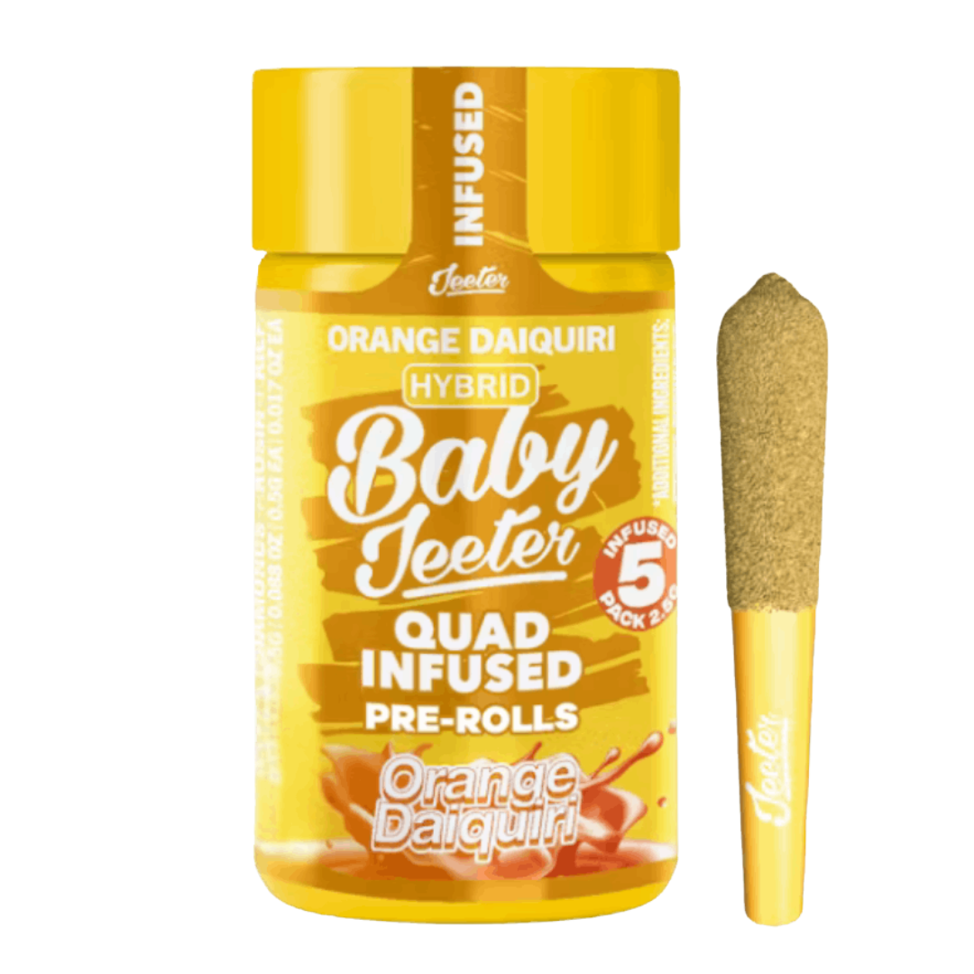 Photograph of instaPanelPhoto: Orange Daiquiri Quad Infused Baby Jeeters