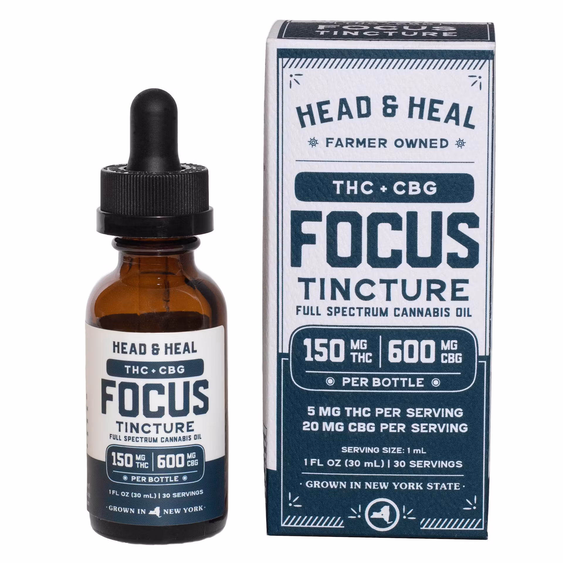 Photograph of product: Head & Heal | Focus |  TH-oui 150mg | CBG 600mg