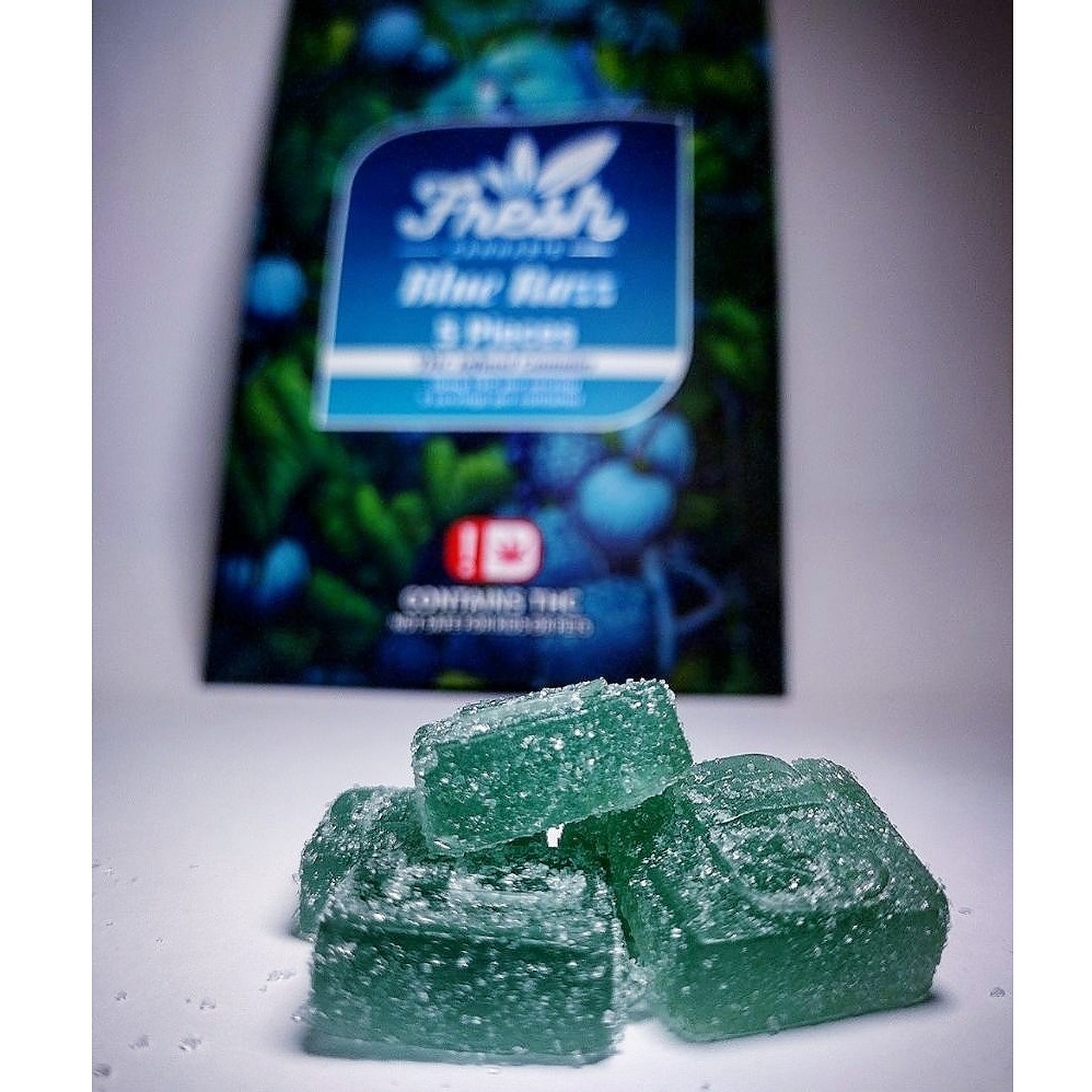 Photograph of product: Gummies 5pk - Blue Raspberry (50mg per pack)